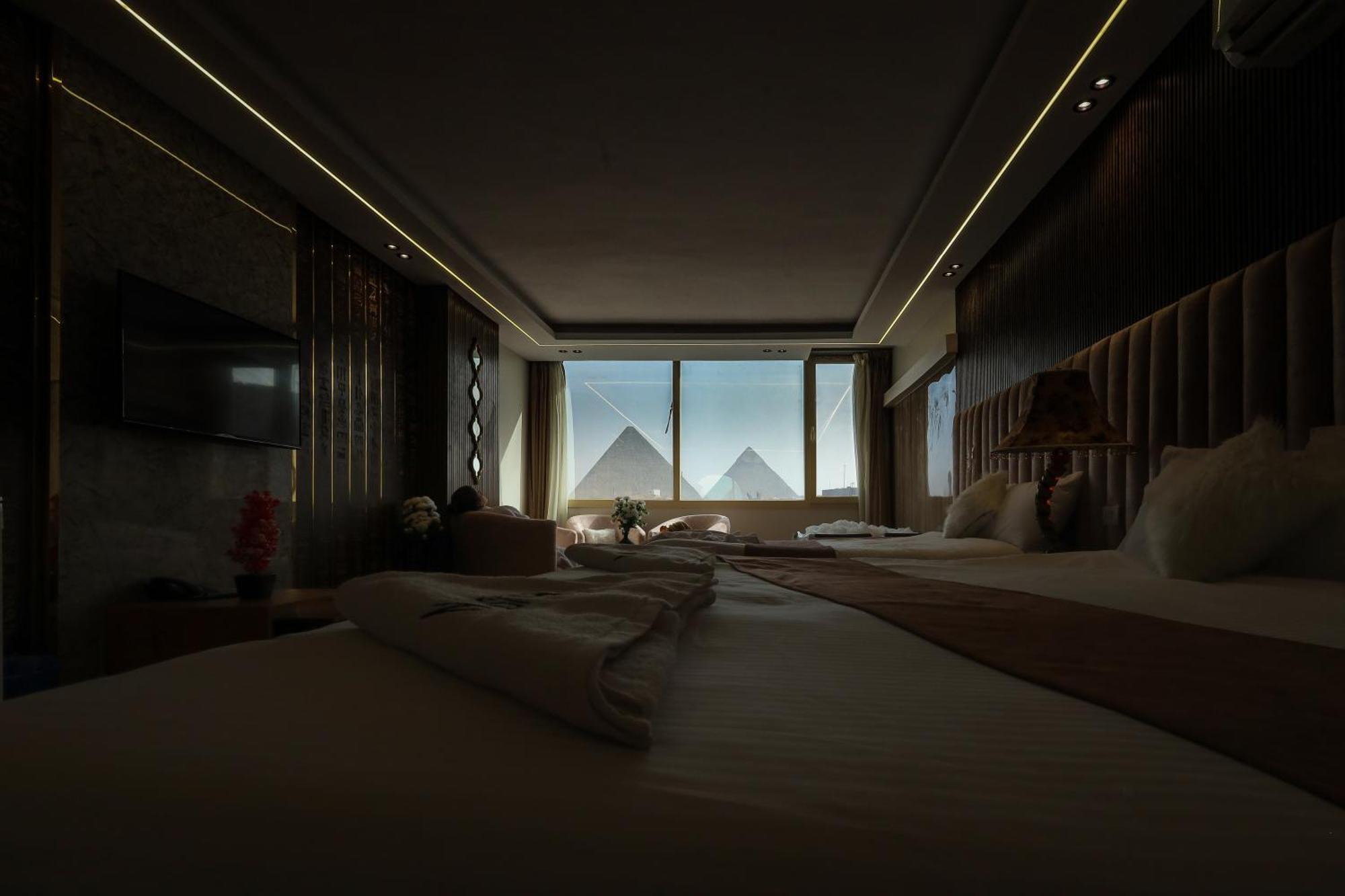 The Muse Pyramids Inn Kafrat al Jabal Ngoại thất bức ảnh