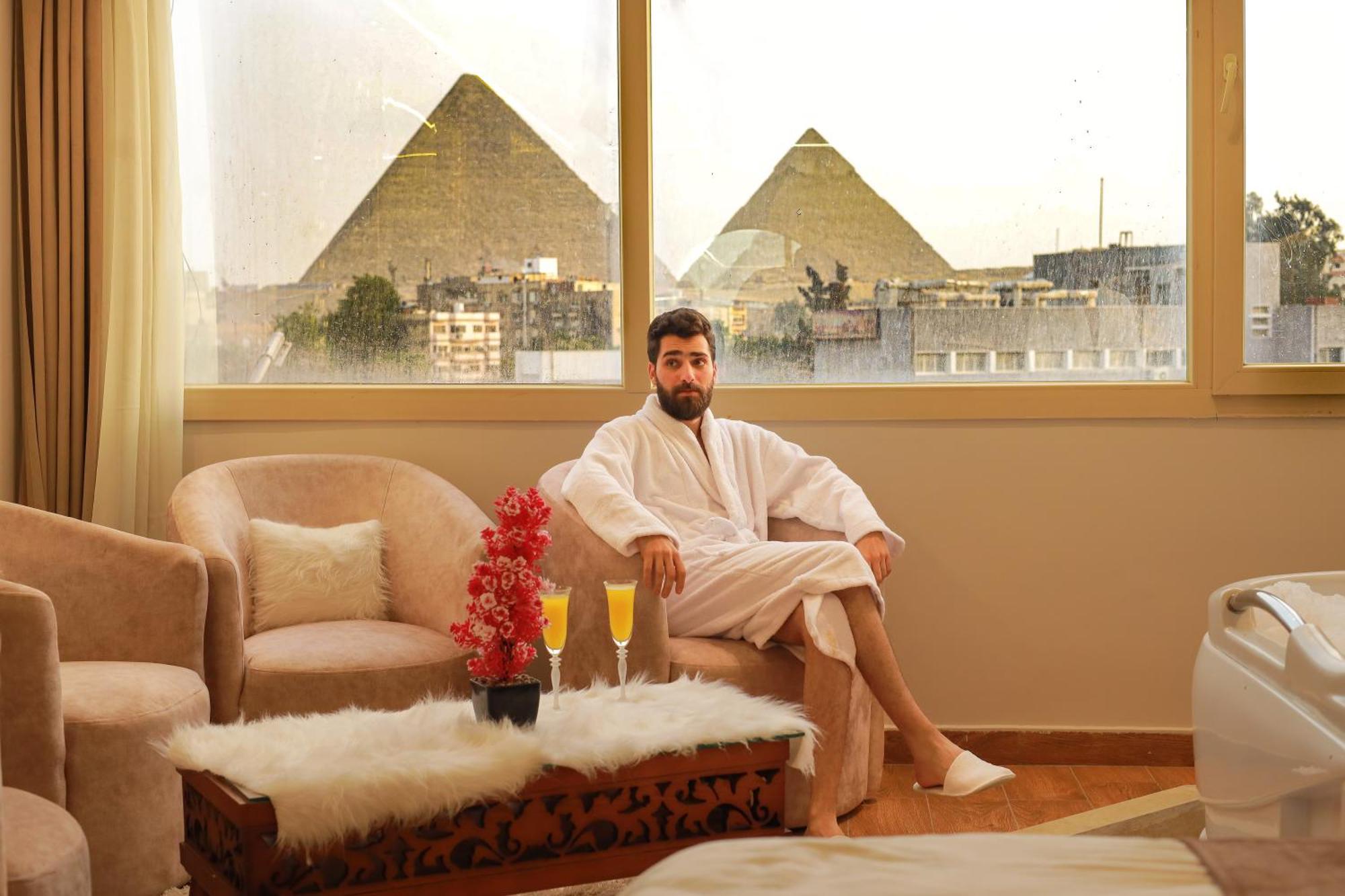 The Muse Pyramids Inn Kafrat al Jabal Ngoại thất bức ảnh